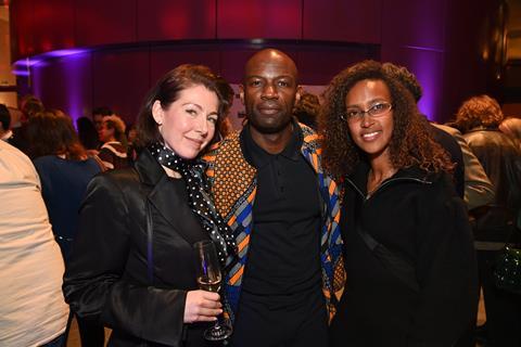 (Centre) David Gyasi (Actor, The Thread)
